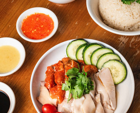 Dinner at Uncle Ray's Traditional Hainanese Chicken Rice