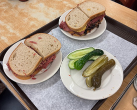 Dinner at Katz's Delicatessen