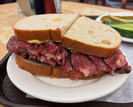 Dinner at Katz's Delicatessen