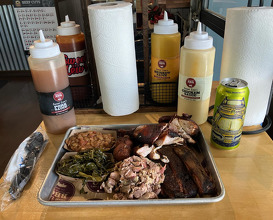 Dinner at Sweet Lew's Barbeque
