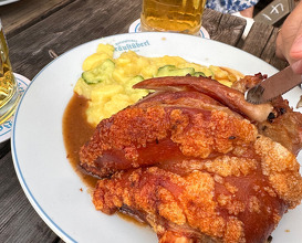 Dinner at Bräustüberl Tegernsee