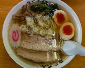 Dinner at 青竹手打ちラーメン　麺や大山