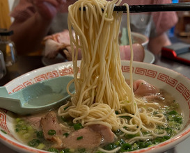 Dinner at 濃厚豚骨らーめん 博多一路