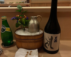 Dinner at Akasaka, Tokyo