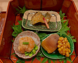 Dinner at Akasaka, Tokyo
