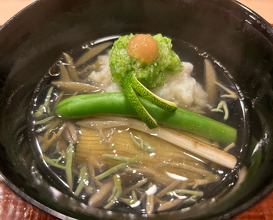 Dinner at Akasaka, Tokyo