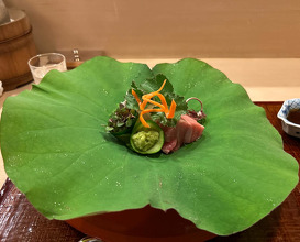 Dinner at Akasaka, Tokyo