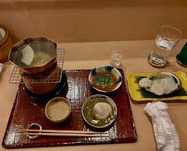Dinner at Akasaka, Tokyo