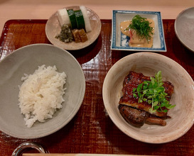 Dinner at Akasaka, Tokyo