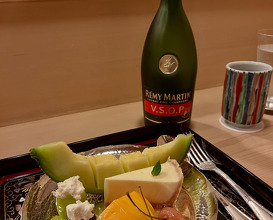 Dinner at Akasaka, Tokyo