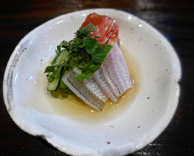 Dinner at しの田