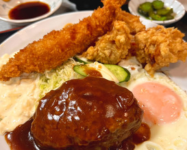 Dinner at 淀ヤ食堂