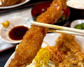 Dinner at 淀ヤ食堂