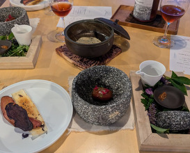 Dinner at Les Tonnelles