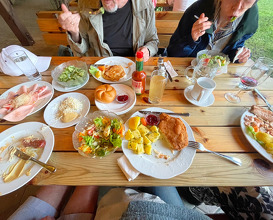 Dinner at Gasthaus Rostiger Anker