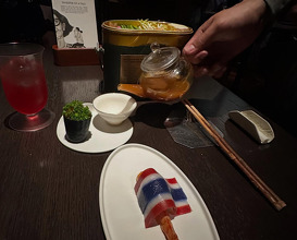 Dinner at Restaurant.Potong