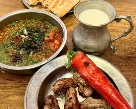 Dinner at Kebapçı Halil Usta Balgat