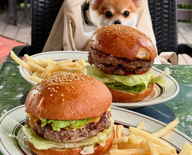Dinner at Moose Hills Burger