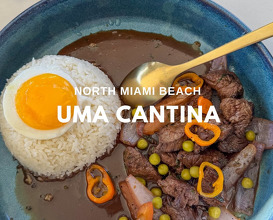 Dinner at North Miami Beach, Florida