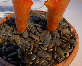 Dinner at Gravetye Manor