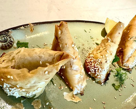 Dinner at Yiayia's Greek Kitchen