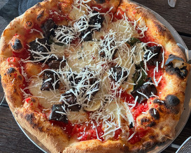 Dinner at WOOD STACK Pizza Kitchen