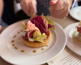 Dinner at Devonshire Arms, Piccadilly, Denman Street, London