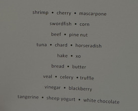 Dinner at Krug Restaurant