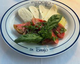 Dinner at Da Tommaso Allo Scoglio
