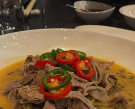 Dinner at The Chairman Restaurant