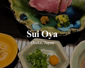 Dinner at Sui Oya | Osaka, Japan