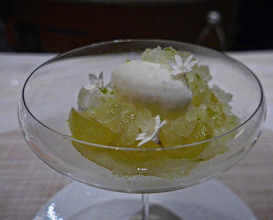 Dinner at Unis anniversary restaurant