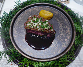 Dinner at Unis anniversary restaurant