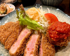 Dinner at とんかつ あしみ