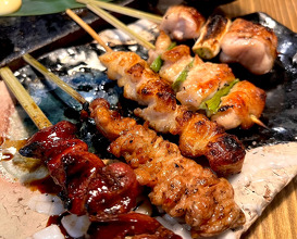 Dinner at 炭焼きLab0式