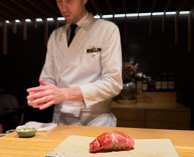 Dinner at Sabi Omakase Oslo
