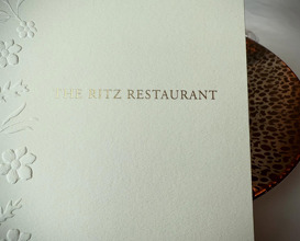 Dinner at The Ritz London