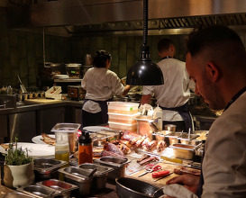 Dinner at London, United Kingdom