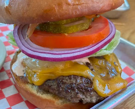 Dinner at Cassell's Hamburgers