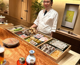 Dinner at Tempura Motoyoshi