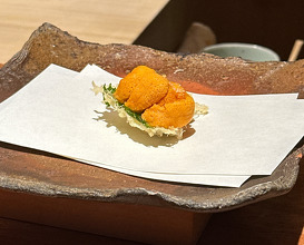 Dinner at Tempura Motoyoshi