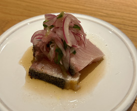 Dinner at shokudou aca (食堂 aca)