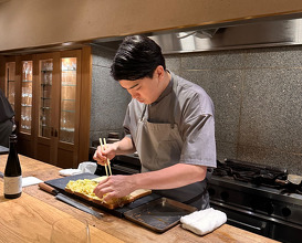 Dinner at shokudou aca (食堂 aca)