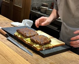 Dinner at shokudou aca (食堂 aca)