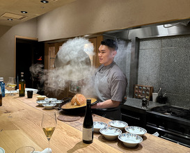 Dinner at shokudou aca (食堂 aca)