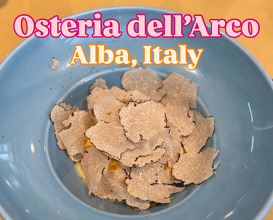 Dinner at Osteria dell'Arco