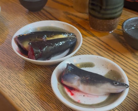 Dinner at うなぎ　かぶと