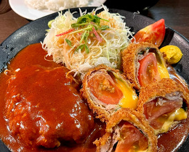 Dinner at とんかつ・洋食専門店 味の店一番 谷町店