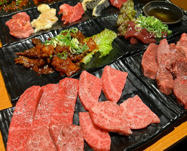 Dinner at 炭火焼肉チョイス