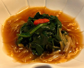 Dinner at Man Wah at Mandarin Oriental, Hong Kong